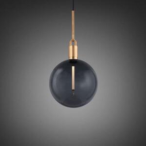 Buster+Punch - Forked Globe Lampa Wisząca Dim. Large Smoked/Brass Buster+Punch