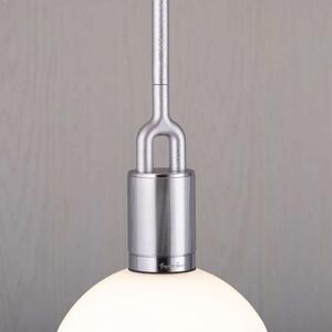 Buster+Punch - Forked Globe Lampa Wisząca Dim. Medium Opal/Steel Buster+Punch