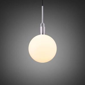 Buster+Punch - Forked Globe Lampa Wisząca Dim. Large Opal/Steel Buster+Punch