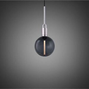 Buster+Punch - Forked Globe Lampa Wisząca Dim. Medium Smoked/Steel Buster+Punch