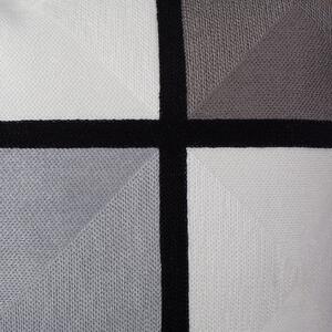 Zestaw 2 poduszek dekoracyjnych bawełnianych wypełnienie 45x45 cm szare Wedelia Beliani