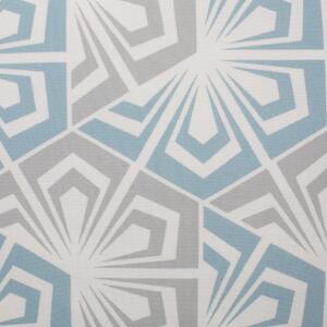 Zestaw 2 poduszek dekoracyjnych szary wzór geometryczny 45 x 45 cm z wypełnieniem Primose Beliani