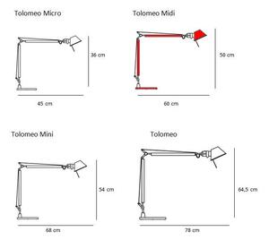 Artemide - Tolomeo MIDI Lampa Stołowa Alu