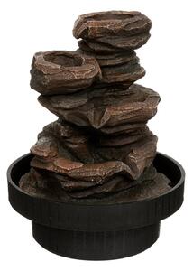 Mini fontanna zen Sharmila, żywica, wys. 22,5 cm