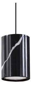 Terence Woodgate - Solid Lampa Wisząca Cylinder Nero Marquina Marble