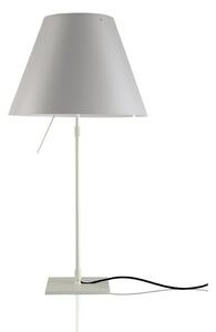 Luceplan - Costanza Lampa Stołowa ze Ściemniaczem Alu/Mistic White
