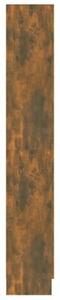 Szafka na książki, przydymiony dąb, 82,5x30,5x185,5 cm
