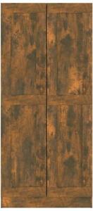 Szafka na książki, przydymiony dąb, 82,5x30,5x185,5 cm