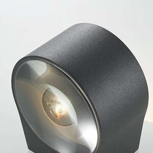 Lucande - Astrida LED Ogrodowe Lampa Ścienna Dark Grey