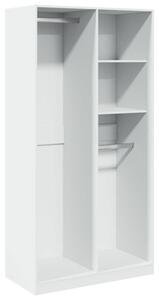 Szafa, biaÅa, 100x50x200 cm, materiaÅ drewnopochodny