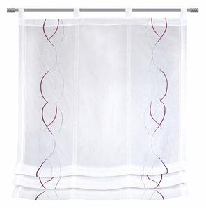 Biała roleta rzymska 80x120 cm – Sehlbach