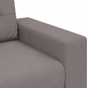 Sofa dwuosobowa, taupe, 160x77x82 cm, tkanina