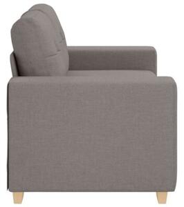 Sofa dwuosobowa, taupe, 160x77x82 cm, tkanina