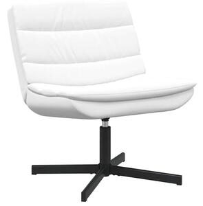 Fotel obrotowy biaÅy 63 x 75 x 76 cm pu