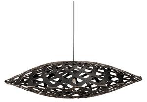 David Trubridge - Flax Lampa Wisząca Ø110 2 Boki Czarny