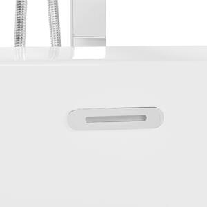 Wanna wolnostojąca minimalistyczna czarna sanitarny akryl 170 x 80 cm Empresa Beliani