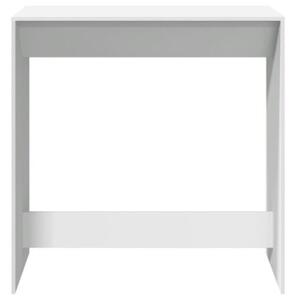 Stolik barowy, biały, 102x50x103,5 cm, materiał drewnopochodny