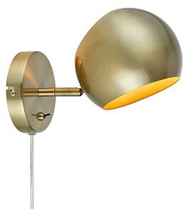 Markslöjd - Edgar 1 Lampa Ścienna Antique Brass Markslöjd