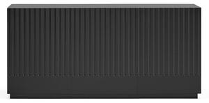 Czarny kredens Teulat Doric, szer. 150 cm