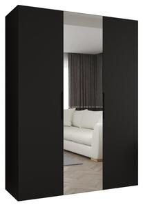 Szafa uchylna otwierana Marbella 2 150 wys. 202 cm czarny + u. czarny