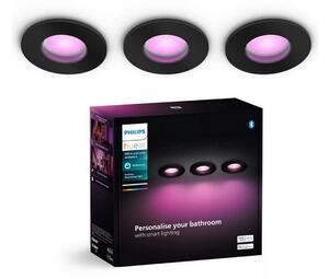 Philips Philips-ZESTAW 3x LED RGBW Ściemnialne oświetlenie łazienkowe Hue XAMENTO 1xGU10/4,2W IP44 P6195