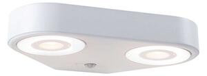 Paulmann - Silma 2 Ścienna Lampa Ogrodowa w/Sensor White