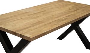 Stół Carbon 200/100 cm w stylu industrialnym