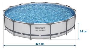 Basen stelażowy ogrodowy Bestway okrągły 427x84 cm zestaw 17w1 z pompą 2026