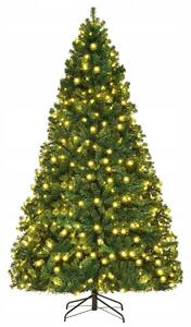 Sztuczna choinka 240cm na stojaku z lampkami LED