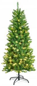 Sztuczna choinka wąska z lampkami LED 150cm