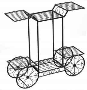 Metalowy kwietnik stojak na rośliny