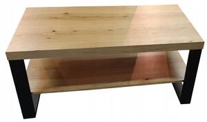 Drewniana ława w stylu loftowym 110×60 cm