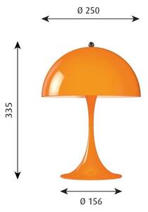 Louis Poulsen - Panthella 250 Lampa Stołowa Orange