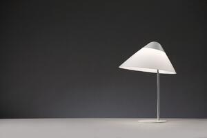 Pandul - Opala Midi Lampa Stołowa ze Ściemniaczem Czarna & Chrom