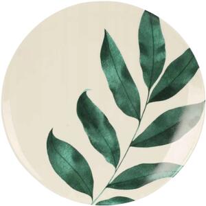 Porcelanowy talerz obiadowy Leaf, śr. 27 cm