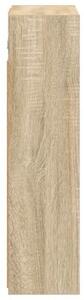 Szafka z lustrem do łazienki dąb sonoma 43 x 16 x 62.5 cm