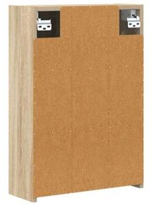 Szafka z lustrem do łazienki dąb sonoma 43 x 16 x 62.5 cm