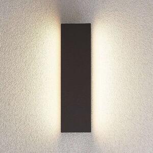 Lucande - Aegisa LED Ogrodowe Lampa Ścienna Dark Grey Lucande