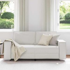 Sofa biaÅy 180 x 78 x 84 cm tkanina