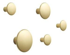 Muuto - Dots Metal Set Of 5 Brass Muuto