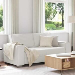 Sofa biaÅy 180 x 78 x 84 cm tkanina
