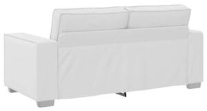 Sofa biaÅy 180 x 78 x 84 cm tkanina