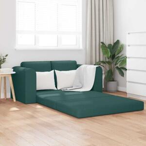 Sofa bed ciemna zieleÅ 148 x 71 x 83 cm tkanina