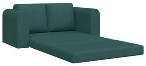 Sofa bed ciemna zieleÅ 148 x 71 x 83 cm tkanina