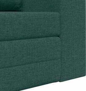 Sofa bed ciemna zieleÅ 148 x 71 x 83 cm tkanina