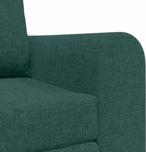 Sofa bed ciemna zieleÅ 148 x 71 x 83 cm tkanina