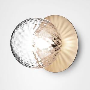 Nuura - Liila 1 Lampa Ścienna/Sufitowa Nordic Gold/Optic Clear