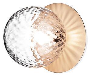 Nuura - Liila 1 Lampa Ścienna/Sufitowa Nordic Gold/Optic Clear