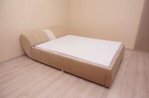 Łóżko tapicerowane Carlos 140/200 w minimalistycznym stylu