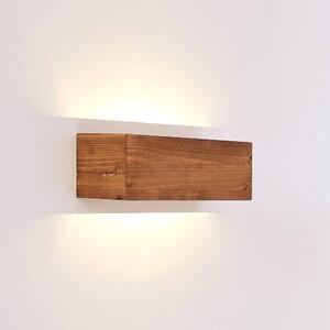 Lindby - Benicio Lampa Ścienna M Wood/Nickel
